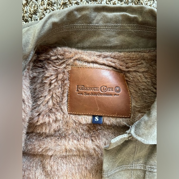 Freenote Cloth San Juan Capistrano Riders jacket waxed canvas tobacco Men Small - Picture 9 of 14